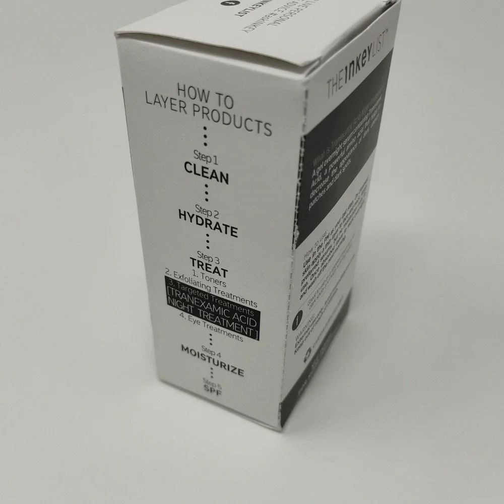 The InKey List Tranexamic Acid Serum Hyperpigmentation Night Treatment Lot of 3